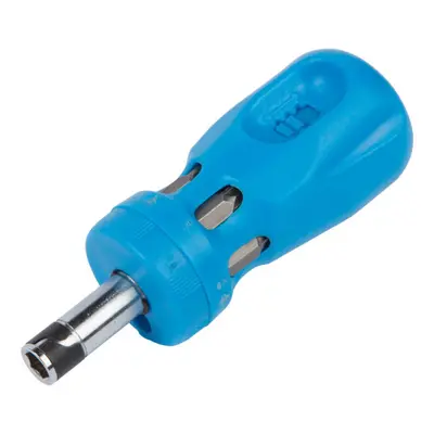 12 In Ratcheting Screwdriver - screwdriver stubby bits reversible ratchet