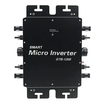 (Black, 110V) 2000W Micro Inverter 110V or 220V 230V MPPT On Grid Solar System for Home Applianc