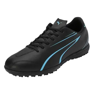 (7 UK, Black/Luminous Blue) Puma Mens Vitoria Turf Training Football Boots