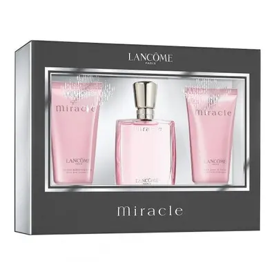 Miracle Lancome Pcs Set: Oz Edp Sp + 1.7 Body Lotion + 1.7 Shower Gel