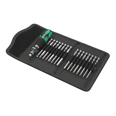 Wera Kraftform Kompakt Bit-Holding screwdriver & Bit Set, PH/PZ/SL/TXBO/HEX, 17pc