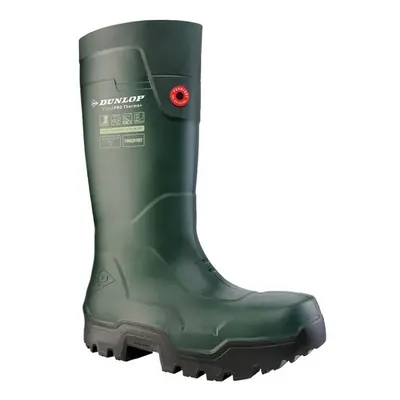 (6 UK, Green) Dunlop Unisex Adult FieldPro Thermo+ Safety Wellington Boots