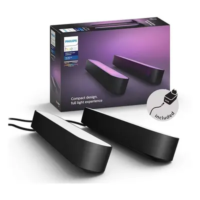 Philips Hue Play White and Colour Ambiance Smart Light Bar Double Pack Base Unit, Entertainment 