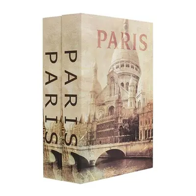 Barska Optics CB13058 Book Safe Paris To Paris Dual Book Lock Box