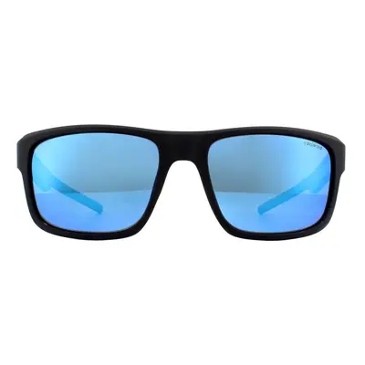 Polaroid Sunglasses PLD 3018/S DL5 JY Matte Black Grey Blue Mirror Polarized