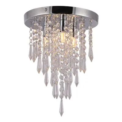 250x265MM Crystal Chandeliers Crystal Ceiling Light For Bedroom Hallway Living Room Kitchen Chro