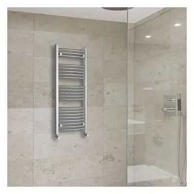 (1150x500mm) Warmehaus Curved Heated Towel Rail Central Heating for Bathroom Kitchen Radiator La