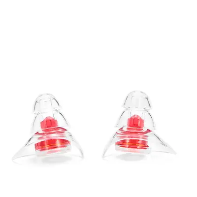 (Red) Pairs Earplugs Noise Reduction Silicone Ear Plugs Camping Travel Sleeping Swimming Earplug