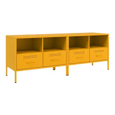 (yellow, pcs) vidaXL TV Cabinets TV Stand TV Unit Hifi Cabinet pcs Black Cold-rolled Steel