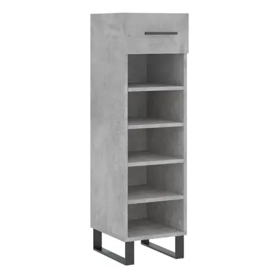 (concrete grey) vidaXL Shoe Cabinet Shoe Storage Shelf Shoe Rack Grey Sonoma Engineered Wood