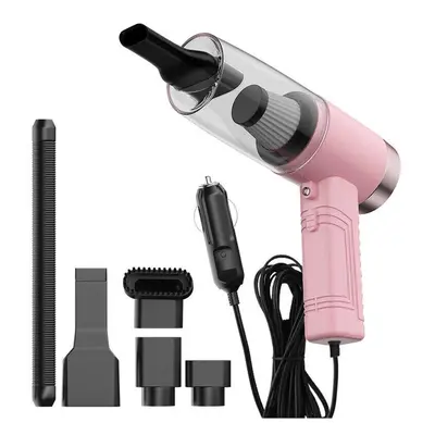 () In Car Vacuum Cleaner 4500Pa Powerful Suction Wet Dry Dual Use Low Noise LED Lighting Double 