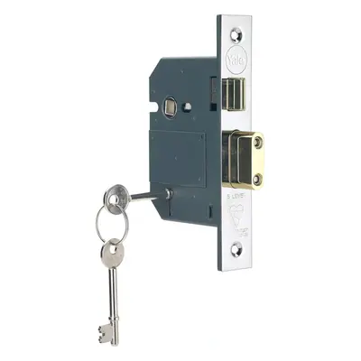 Yale B-BSSL-3.0-CH British Standard Lever Mortice Sashlock, Boxed, Suitable for External Doors, 