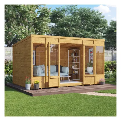 (12x8) Bella Tongue and Groove Pent Summerhouse