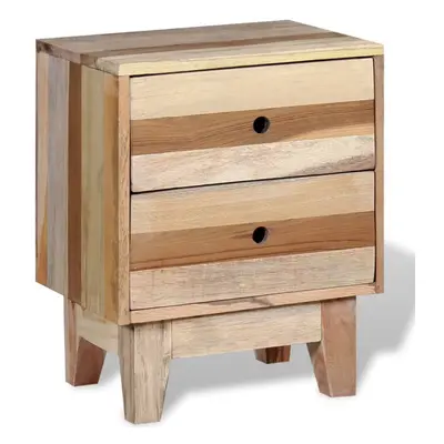 vidaXL Bedside Cabinet Table Night Stand Chest Furniture Solid Reclaimed Wood