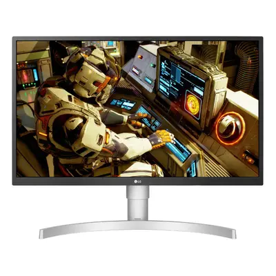 LG 27" Ultra HD 4K HDR Monitor Height Adjustable White Stand HDMI DP