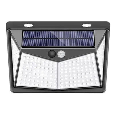 (2pcs) Waterproof LED Solar Power PIR Motion Sensor Wall Light for Outdoor Garden