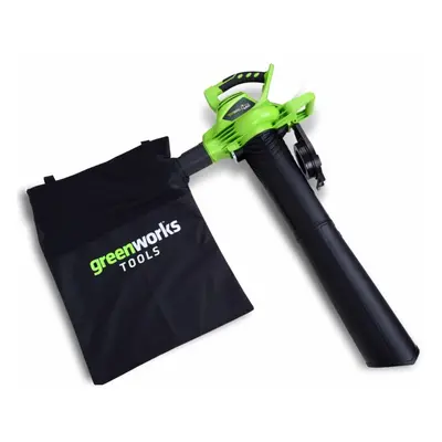 Greenworks Garden Leaf Blower/Vacuum Shredder without V Battery GD40BV