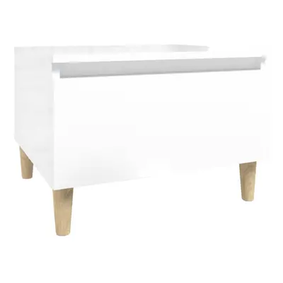 (high gloss white, pcs) vidaXL 1/2x Side Table Engineered Wood End Centre Side Table Multi Colou