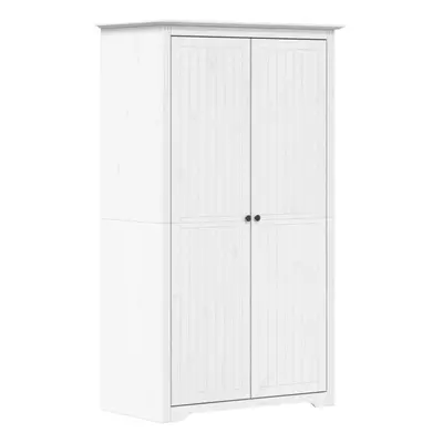 (white, x x 176.5 cm) vidaXL Wardrobe Closet Clothes Storage Organiser Room Armoire Solid Wood P