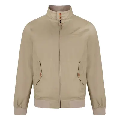 (Small, Stone/Beige) Lambretta Mens Italian Harrington Bomber MOD SKA Scooter Jacket Coat