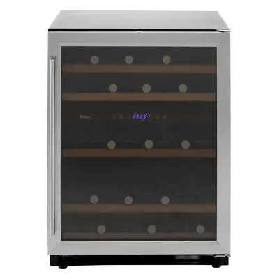 60cm Freestanding Wine Cooler : Stainless Steel