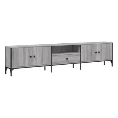 (grey sonoma) vidaXL TV Cabinet with Drawer TV Unit Media Cabinet TV Stand Engineered Wood