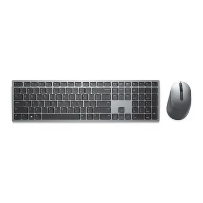 DELL KM7321W keyboard RF Wireless + Bluetooth QWERTY US International Grey, Titanium