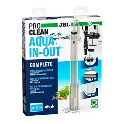 JBL PROCLEAN AQUA IN-OUT COMPLETE Water Change Kit for Aquariums, Includes Floor Cleaner, Hose a