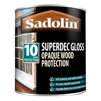 Sadolin Superdec Black Gloss 2.5L