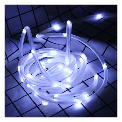 (Natural Color) 39FT LED Solar String Rope Fairy Light Waterproof Xmas Wedding Party Decor Night