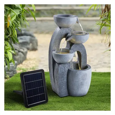 Outdoor Solar-Powered Water Fountain Decor