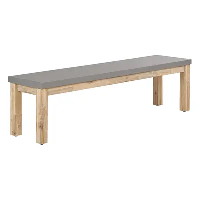 Garden Bench OSTUNI Concrete Grey