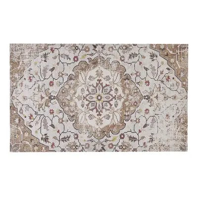 Area Rug x cm Beige and Brown KATTAKKADA