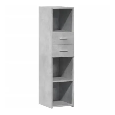 (concrete grey) vidaXL Highboard Sideboard Cabinet Storage Cupboard Brown Oak Engineered Wood