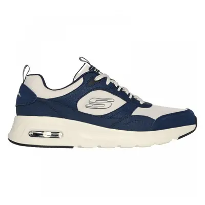 (8 (Adults')) Skech-Air Court - Yatton | Navy/Natural | Mens Lace Up Trainers