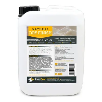 (5 Litres) Smartseal Stone Sealer, Sandstone Sealer, Natural Stone Sealer, Dry Invisible, Impreg