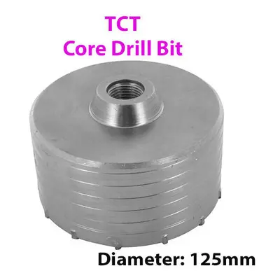 PRO 125mm (4.92") TCT Core Drill Bit Tile Marble Glass Brick Hole Saw Cutter