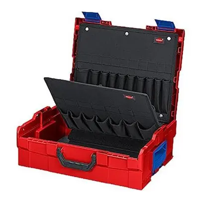 Knipex 21 LB 'L-Box' Empty Tool Box, Black/Red