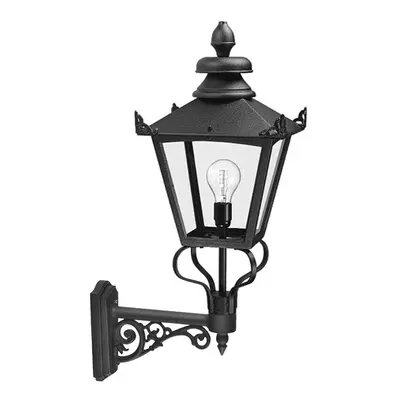 IP23 Wall Light Sconce Black LED E27 150W Bulb Outside External