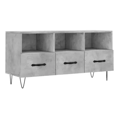 vidaXL TV Cabinet TV Unit Media Cabinet TV Stand Concrete Grey Engineered Wood