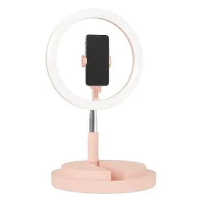 10'' LED Light Phone Holder Stand for Live Stream Makeup YouTube Video Self-Portrait Shooting