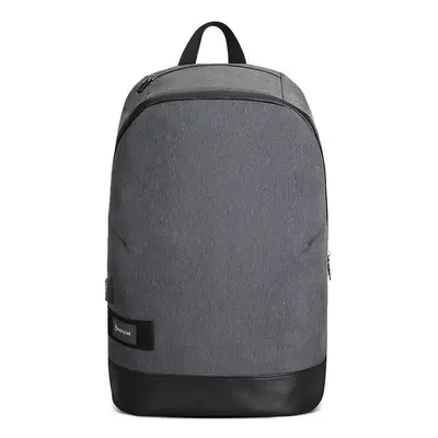 (Light Gray) 15.6 Inch Laptop Backpack USB Charging Anti-thief Laptop Bag Mens Shoulder Bag Busi