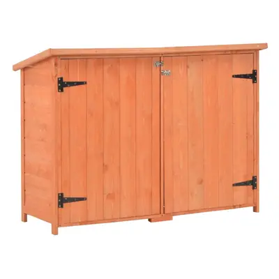 vidaXL Garden Storage Shed Outdoor Tool Storage Shade Patio Cabinet House Wood