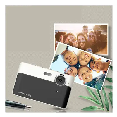 (Black) Digital Retro Camera 2.4 inch IPS HD Screen Anti-shake Camcorder DV Cam 24MP 1080P