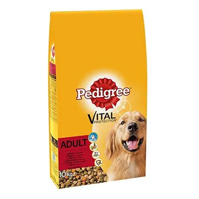 Pedigree Adult Complete Dog Food with Beef 100% â Animal â Dogs â 10kg