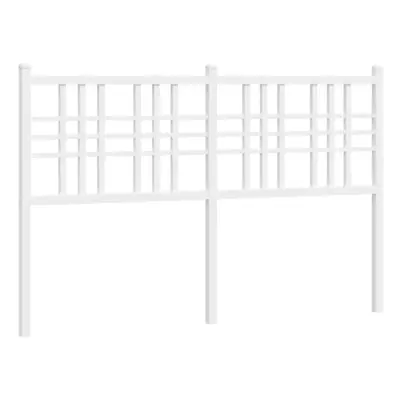 (white, cm) vidaXL Metal Headboard Bedroom Home Bed Header Bed Headboard Black cm