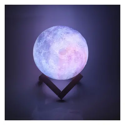 Creality 3D D15cm Colors 3D Printing Moon Lamp LED Night Light with Remote Control and Wood Brac