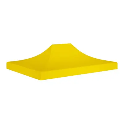 vidaXL Party Tent Roof 4.5x3 m Yellow g/mÂ² Replacement Canopy Gazebo Cover