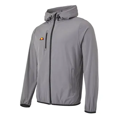 (L, Dark Grey) Ellesse Mens Losali Chest Pocket Adjustable Hood Full Zip Golf Jacket