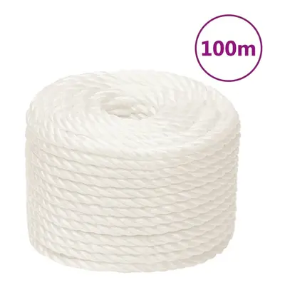 (white, mm/ m) vidaXL Twisted Rope Garden Workshop Line Work Rope Boat Rope Polypropylene